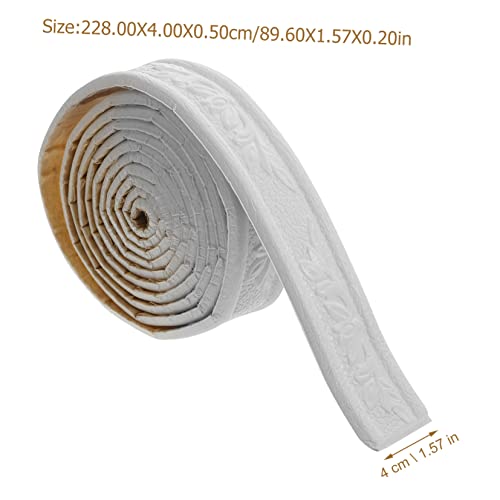 Homoyoyo 2 Rolos De Rodapé Decoração De Escritório Fita De Calafetagem Papel De Parede Floral Decalq