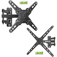 monTEK Full Motion TV Wall Mount Bracket for LED LCD Flat Screen TVs & Monitors, Swivel Tilt Extension Rotation with Articulating Arms, for 13-43 Inch & 13-55 Inch