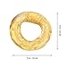 Milisten 1Pcs Tibetan Singing Bowl Cushion Round Cushion Pillow Handmade Singing Bowl Holder Pillow for Meditation Singing Bowls, Random Color (10X10X2.5CM)