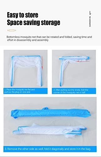 Moustiquaire Pliable Sans Fond, Portable, Camping Facile Et Moustiquaire Extérieure, Installation Gratuite Pour Lit Adulte/lit Bébé/canapé/terrain, 4,135 X 190 X 80 Cm,2,135*190*80cm,outstanding78