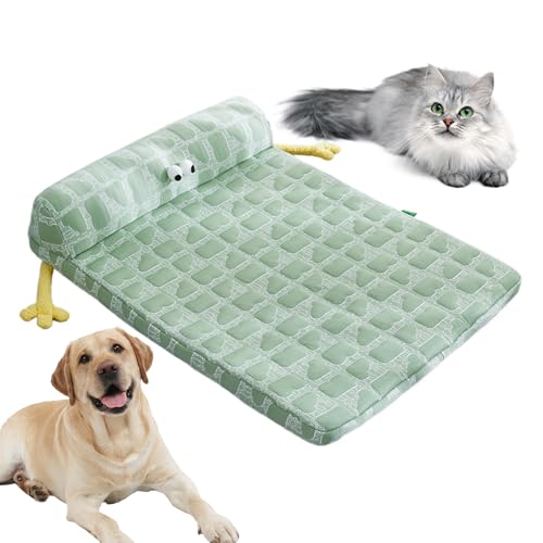Dog Cooling Mat   Dog Bed | Cooling Pad for Dogs | Kennels and Beds Portable and Washable Pets Sleeping Mats Pillow Cushion Mattress Heat for Small Medium Large Breed Dogs Cats