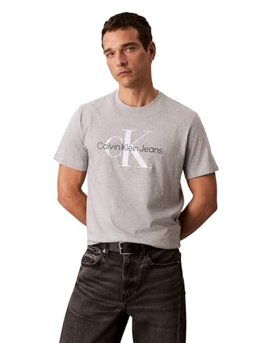 Image of Calvin Klein Men's Monogram Logo Crewneck T-Shirt