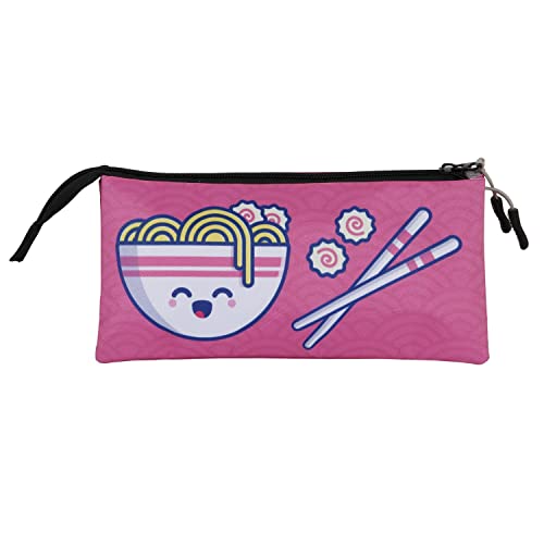 Oh My Pop! Yaki-2.0 FAN Triple Pencil Case, Pink, Green - Image 4