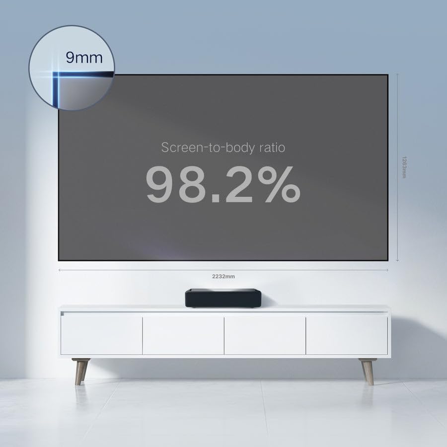 Miniatura 3 de Formovie Theater Fresnel ALR Pantalla de proyector de tiro ultra corto  100 pulgadas, ultrafina, rechaza luz ambiental Pantalla de proyector UST de