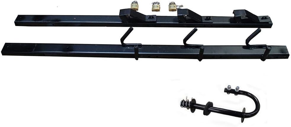 ACTIVLIFE for Tmer Rack Holder Carrier Pickup Landscape Trailer Lock 1 Set Holds 3 Tmers