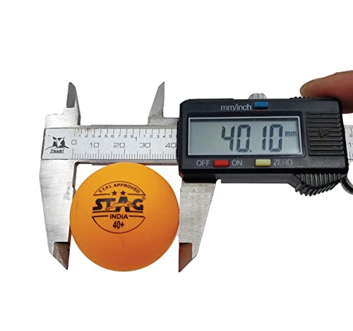 Image of Stag New 2 Star Orange Table Tennis (T.T) Balls| Advanced High Performance 40+mm Ping Pong Balls for Training, Tournaments and Recreational Play| Durable for Indoor /Outdoor Game - Orange balls Pack of 60