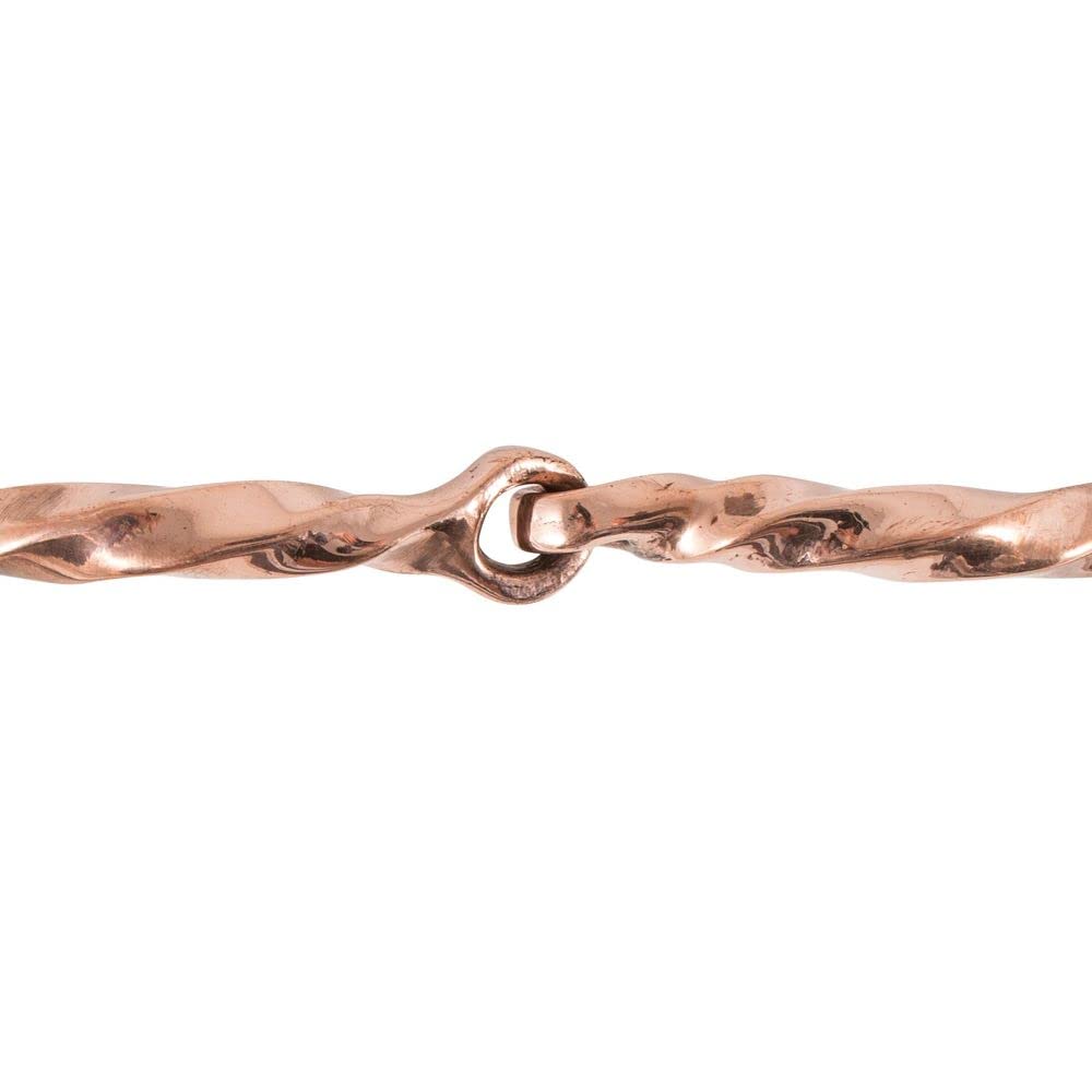 Schneiders FES Elite Copper Slow Twist Half Cheek Horse Bit Improved Horse Communication | Alleviates Tongue Pressure | Promotes Salivation | Ideal for Equestrian Training