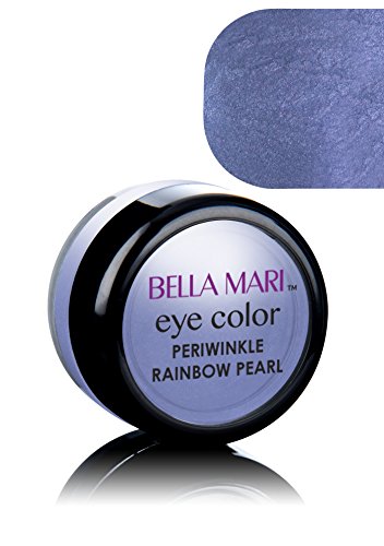 Bella Mari Natural Mineral Eyeshadow, Periwinkle Rainbow (Pearl); 0.1oz
