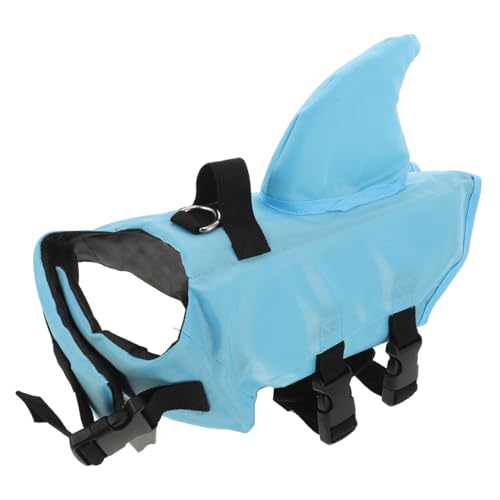 HYTROVE Traje De Baño para Perros para Cachorros para Nadar Ropa De Natación para Perros Accesorios para Perros Chalecos Salvavidas para Mascotas para Perros Paño Blue
