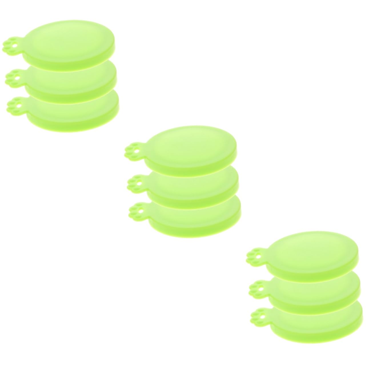 Abaodam 3sets Soup Can Lids Can Lids for Dog Food Silicone Pet Food Covers 3pcs*3