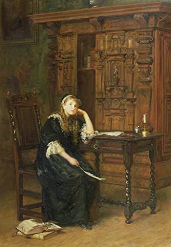 Lienzo de la Princesa Isabel en prisión por John Everett Millais de 60x90cm