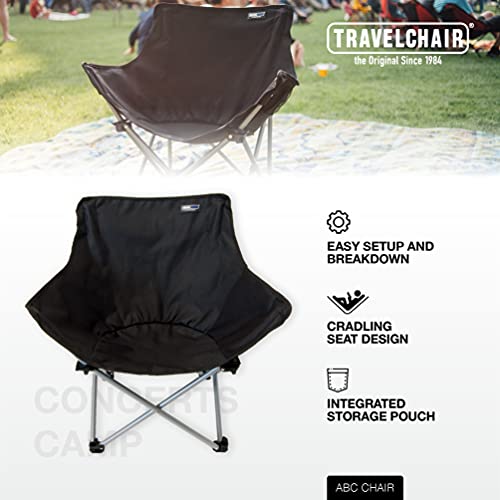 Travelchair Abc Chair, Seating Anywhere, Black #TOP2