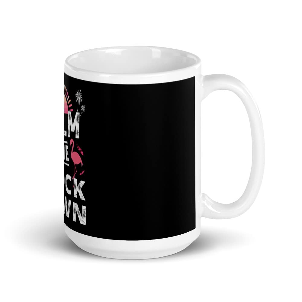 Amazon.com: Calm The Flock Down Funny Flemingo Coffee Mug ...