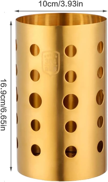 Kitchen Utensil Chopsticks Perforated Holder for Spoon Fork for Case Ventilation Breathable Rust-proof Eas Chopsticks Tube