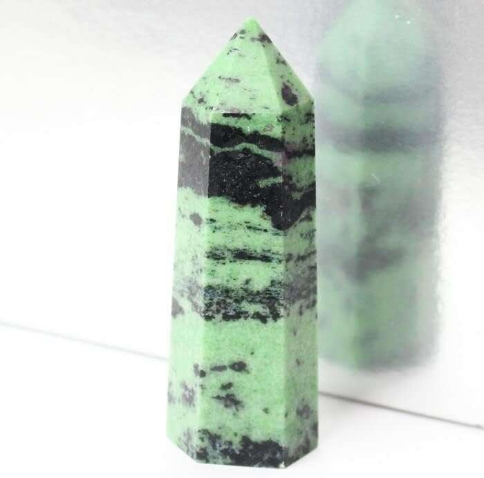 ルビーインゾイサイト 原石 ポイント ポイント インテリア Point 浄化 石 置物 原石 ルビー ruby 一点物 天然石 パワ