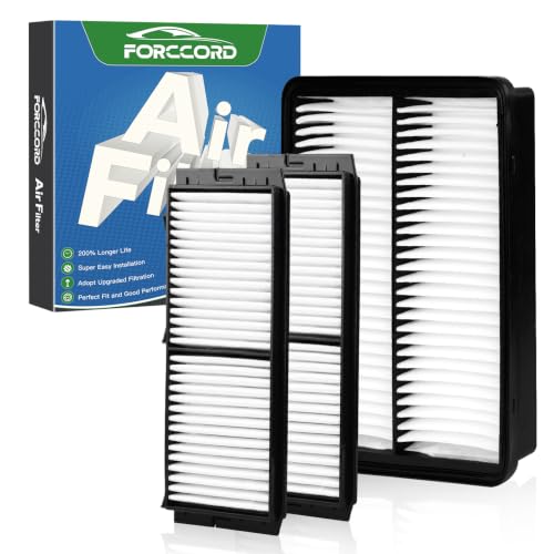 Image of Cabin & Engine Air Filter Kit for Mazda 3 Sport /3 2010-2013 | Replace #CF11672 BBM4-61-J6X CA9898, Air Filter Combo Replacement Car Accessories