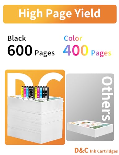 D&C 604XL Druckerpatronen kompatibel mit Epson 604 XL Patronen Multipack für Expression Home XP-3200 XP-2205 XP-3205 XP-4200 XP-4205 XP-2200, Workforce WF-2910 WF-2930 WF-2935 WF-2950 (10er-Pack)