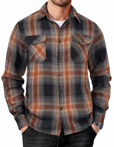 Chemise en flanelle bûcheron COOFANDY pour homme, idéale pour le week-end