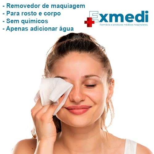 Lenços ou Toalhas para banho de leito e limpeza higiene corporal 300 Unidades c/ANVISA