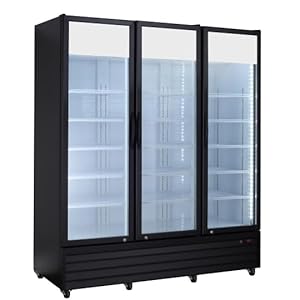 Materiel Horeca Koelkast, gekoelde vitrine, voor dranken, 3 deuren, 1600 liter