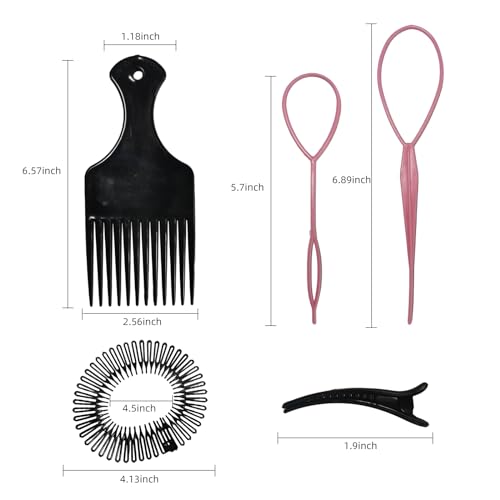 Set profesional de 12 peines para peinado y estilo miniatura 3