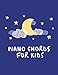 Produktbild piano chords for kids: Blank Sheet Music Composition and Notation Notebook /Staff Paper/Music Composing / Songwriting/Piano/Guitar/Violin/Keyboard ... plus music notebook, large, black, hard cover