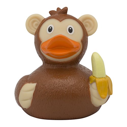 Lilalu 2117 Monkey Rubber Duck Bath Toy, Various