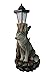 Spirit Wolf Outdoor Solar Lantern Statue By DWK | Lawn Garden Porch or Patio Wildlife Statue Decor And Gifts