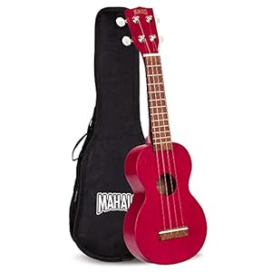 Mahalo Ukuleles MK1TBR Kahiko Series Soprano Ukulele