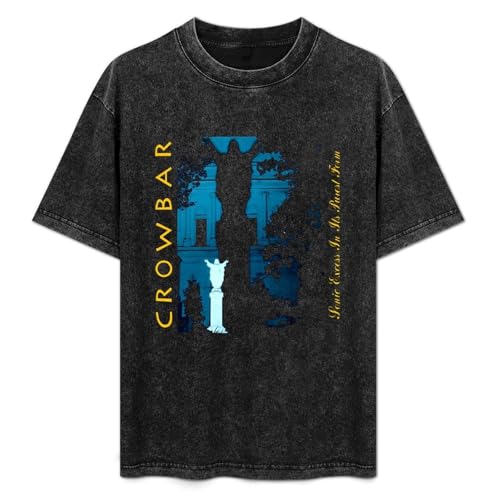 Image of Crowbar Sonic Excess in Its Purest Form Washed Round Neck Men Women Tee Shirt Size M Black