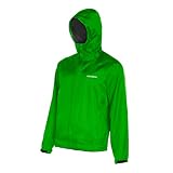 Grundéns Men’s Weather Watch Sport Fishing Jacket - Waterproof, Heavy Duty Rain Gear, Breathable, Packable Raincoat With Hood, Turtle Grass, X-Large