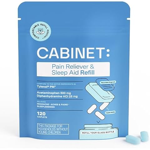 Cabinet PM Nighttime Pain Reliever Cover