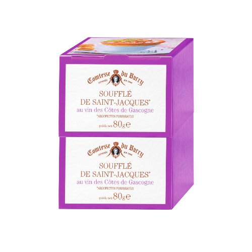 Gastronomia della Francia: soufflé di capesante con vino bianco della Côtes de Gascogne - 2x 90g