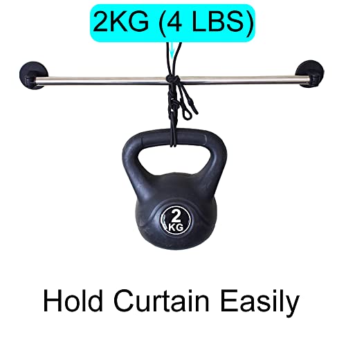 Yyst SMT0509 Type B 16 Inch-28 Inch Magnetic Curtain Rods For Metal Doors Magnetic Rod Extends For Iron And Steel Place, Magnetic Cafe Curtain Rod- W Magnets thumb #2