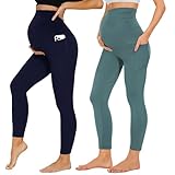 Photo Gallery zoocco maternity leggings for women, buttery soft maternity yoga pants with pockets, maternitys clothes for daily wear & workout (dark blue + dark green,l) Photo Gallery zoocco maternity leggings for women, buttery soft maternity yoga pants with pockets, maternitys clothes for daily wear & workout (dark blue + dark green,l)