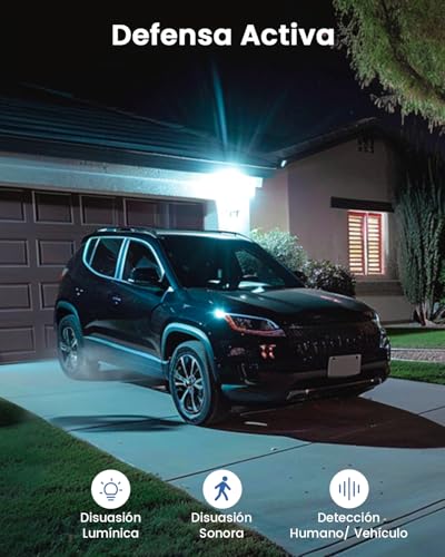 aosu 3K 5MP Cámara Vigilancia Exterior Solar, WiFi Cámara de Seguridad Inalámbrico con Batería, 360° PTZ Panorámica, Seguimiento Automático, Alertas de Movimiento, Audio Bidireccional, 2pz - imagen 5