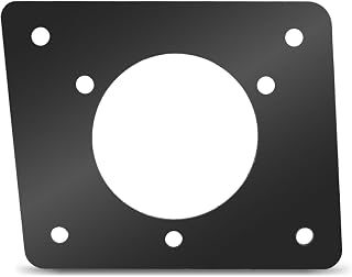 AC Charger Port Adapter Plate Fit for EZGO Golf Cart Lithium Install and On Board Charging