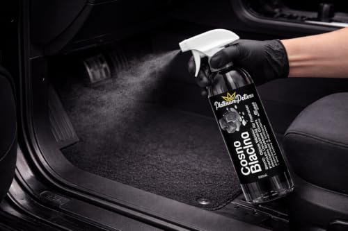 Image of Water-Based Car Air Freshener Spray | Luxury Automotive Deodorizer | Mold-Resistant Formula | Eliminates Odors and Refreshes Vehicle Interior | 17 fl oz | Cosmo Black