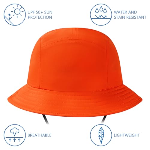 Image of BASSDASH UPF50+ Fishing Bucket Hat for Men Women Lightweight Water Resistant Packable Outdoor Summer Sun Hats FH13