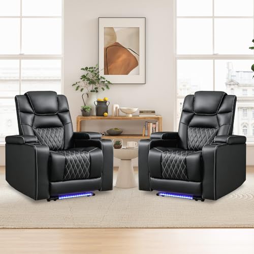 Sillón reclinable eléctrico negro retro miniatura 1