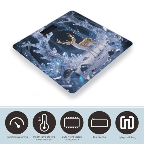 Báscula de baño digital de vidrio templado VstaDank miniatura 3