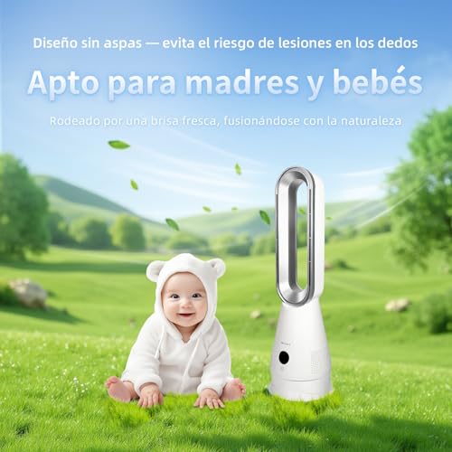 BeSokar Ventilador Torre JF-500 con Calefacción, Enfriamiento, Purificador de Aire, Oscilación de 120° y Mando a Distancia​​ - imagen 3