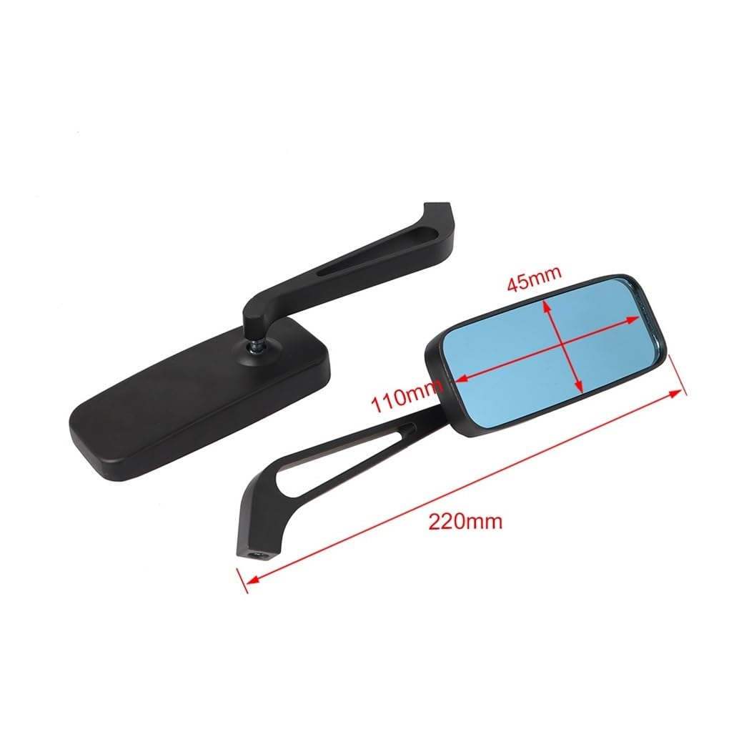 Specchietto Retrovisore Specchietto Retrovisore Universale Per Moto M8/M10 Per Ha&rley Sportster Glide Softail Sportster Chopper Bobber Specchio Moto