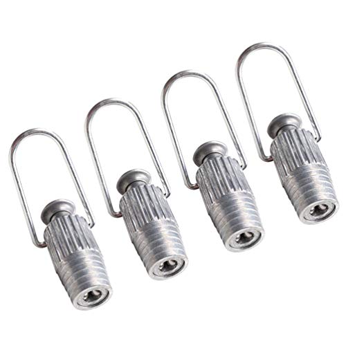 Yardwe 4pcs Household Tools Clothes Line Household Supplies Stainless Steel Retractable Laundry Line Tool Portable Clothes Rope Tightener Outdoor Clothesline Household Items Telescopic - Image 8