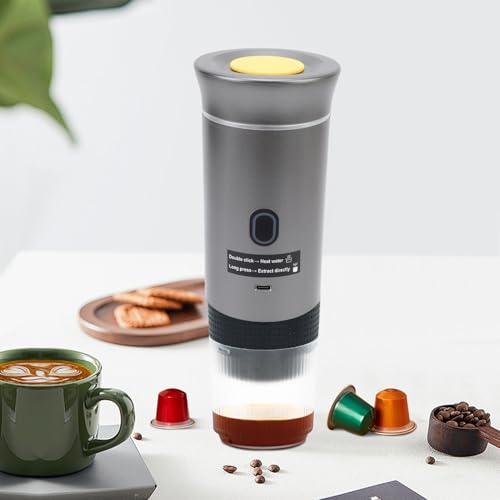 Cafetera portátil automática con batería 120 mL miniatura 4
