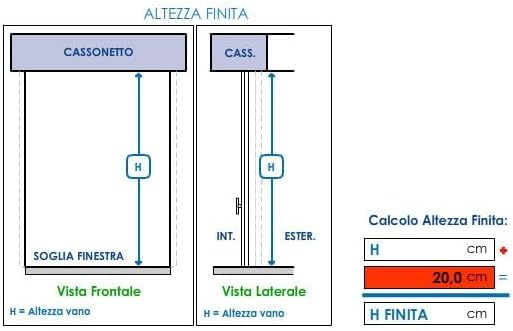 Tapparella avvolgibile in alluminio coibentato personalizzabile su misura vari colori (made in italy)
