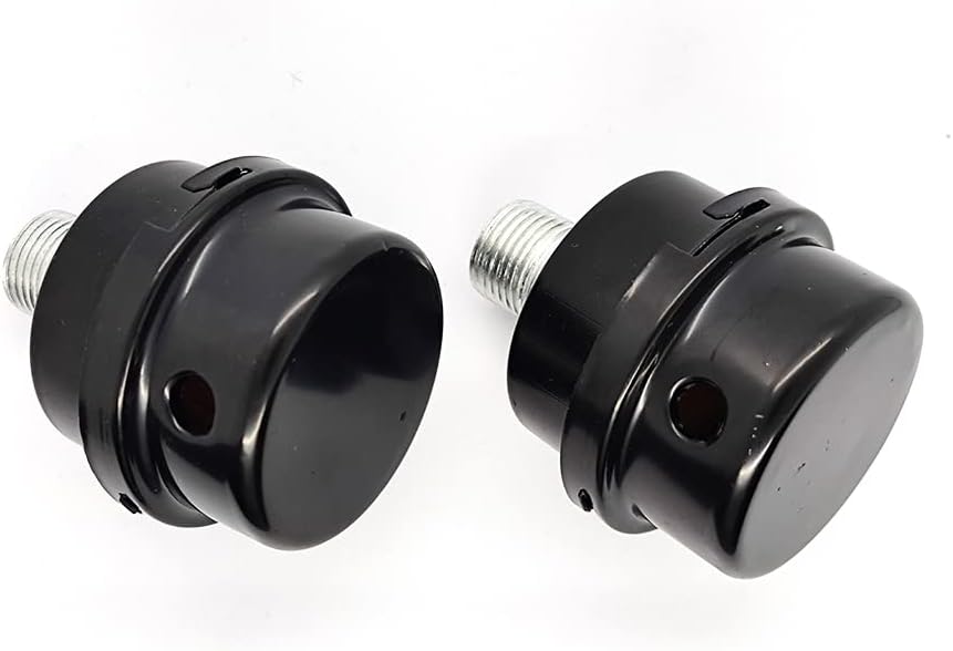 Air Compressor Silencer 1/2"PT 20mm Filter Air Compressor Muffler Accessories Air Compressor Intake Filter Noise Muffler Silencer 20mm Thread ，Pack of 2