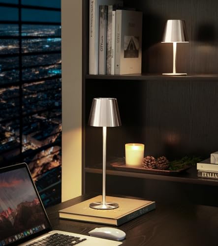 Lámpara de Mesa Recargable 3 Pack, Luz LED portátil miniatura 3