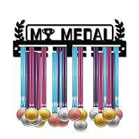 CREATCABIN Support Mural Pour Médailles De Sport, Course à Pied, Athlète, Support De Décoration Pour Coureurs, Badge De Maison, 3 échelons, Médailles, Football, Gymnastique, Plus De 60 Médailles