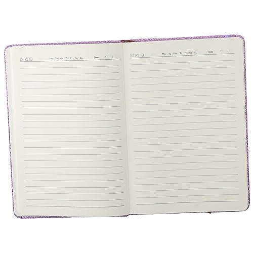 Carnet A5 à Paillettes dohobby : 100 Pages Lignées et Élastique